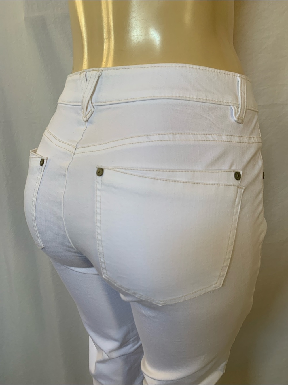 DEMOCRACY Jeans Women’s Tummy Control Size 6 Ankle Skinny Front Seam Slit NWOT